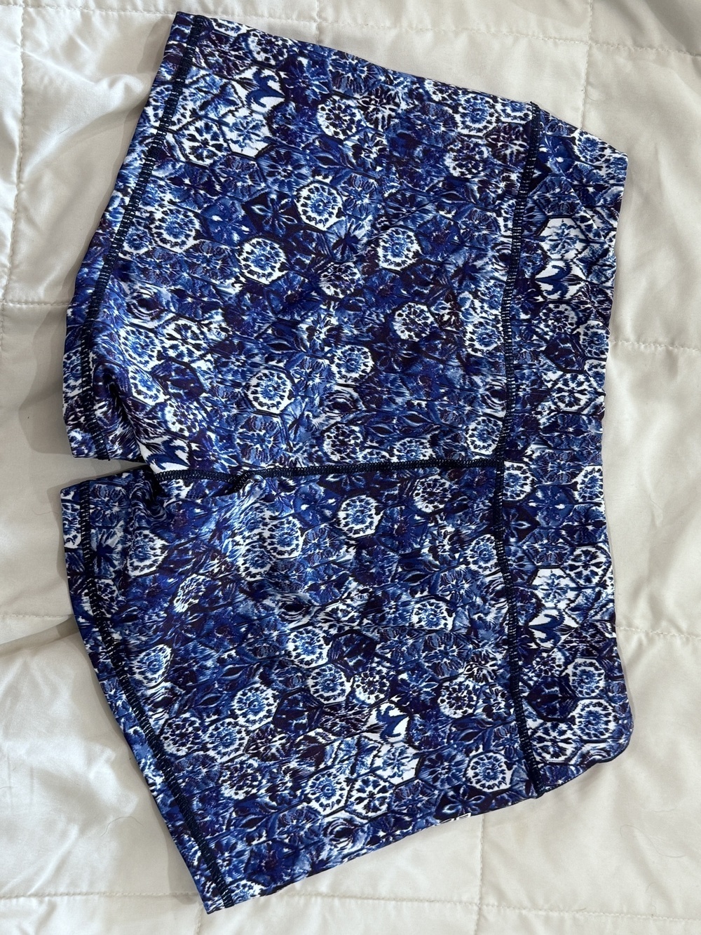 Born Primitive Blue Mosaic Tile Hexagon Navy White XL